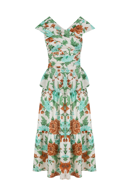 Colette Set in Sage Green Floral S