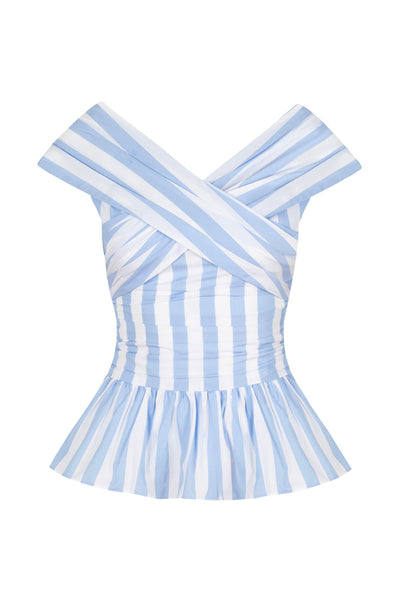 Lily Set in Striped Blue