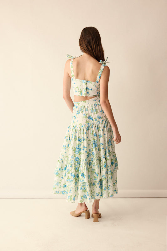 Elsa Skirt in Green – Loulou La Dune