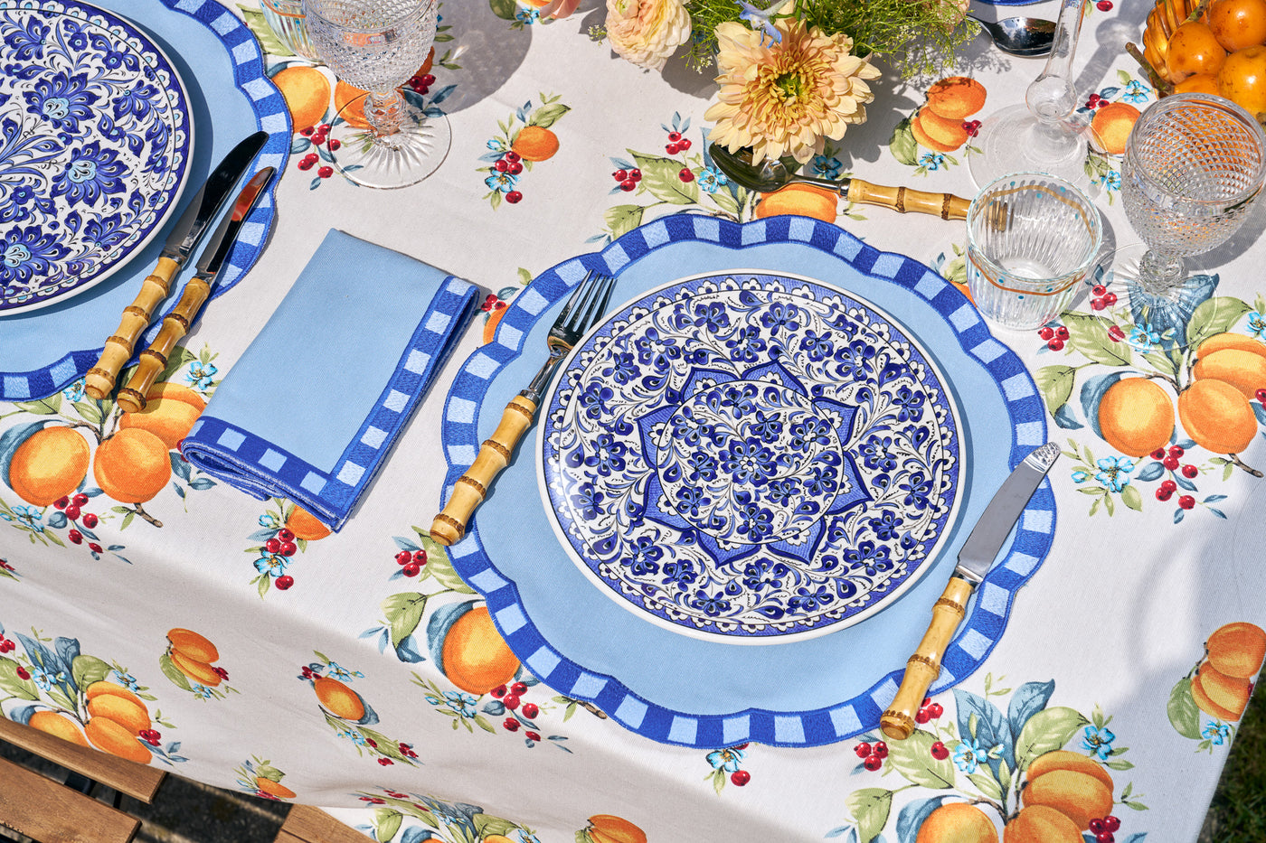 Guardenia Placemat and Napkin set