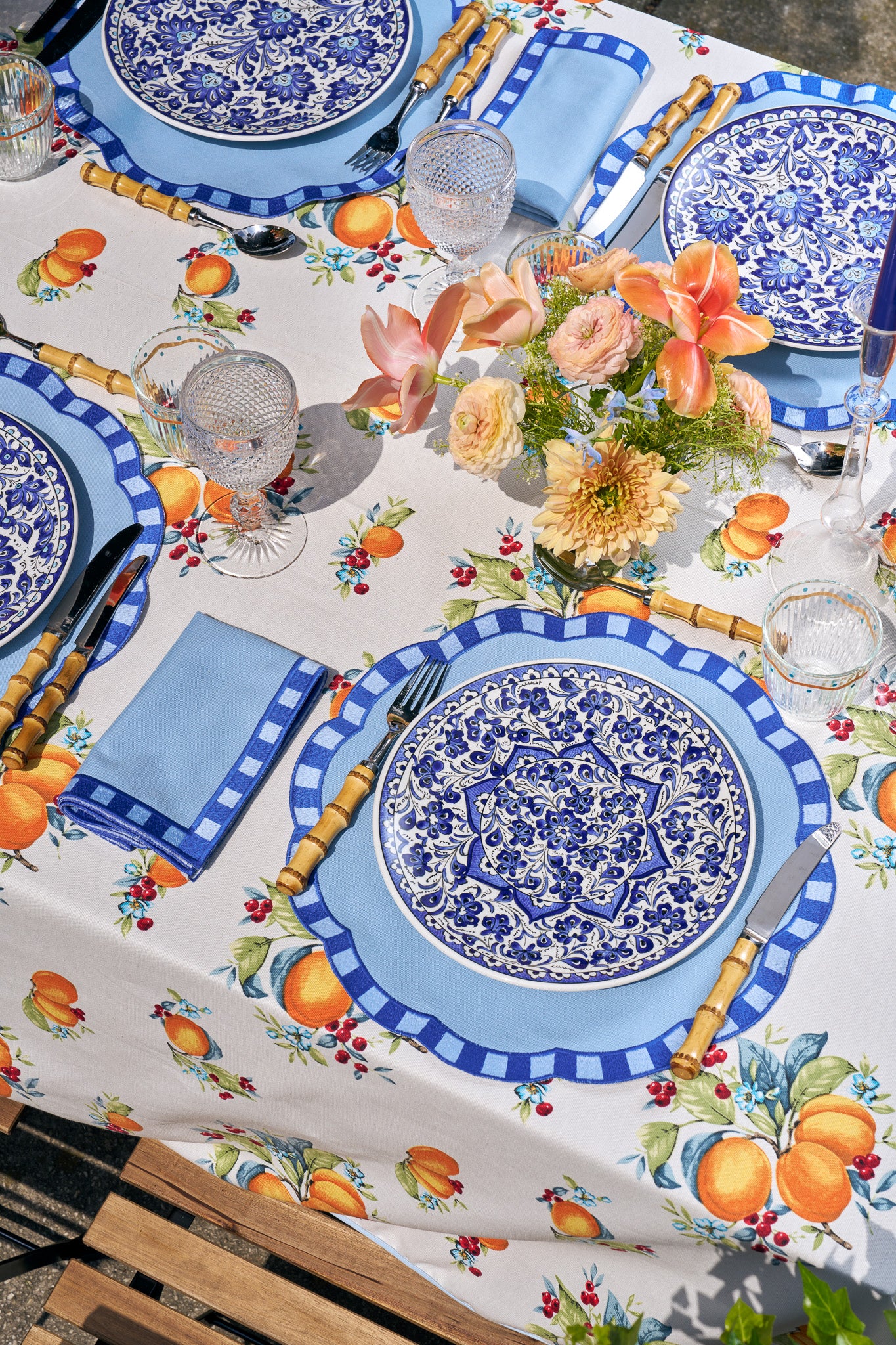 Guardenia Placemat and Napkin set